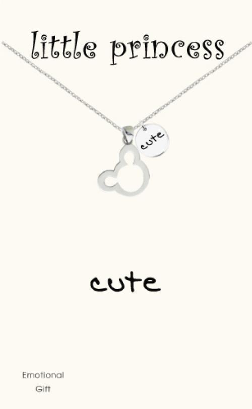 Cute little princess pendant necklace